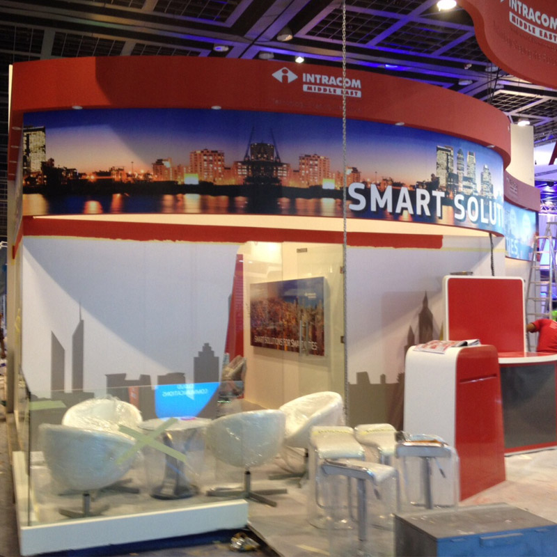 exhibition stand installation